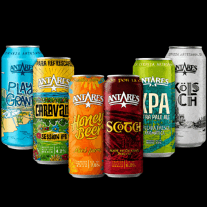 Cerveza artesanal Antares en lata